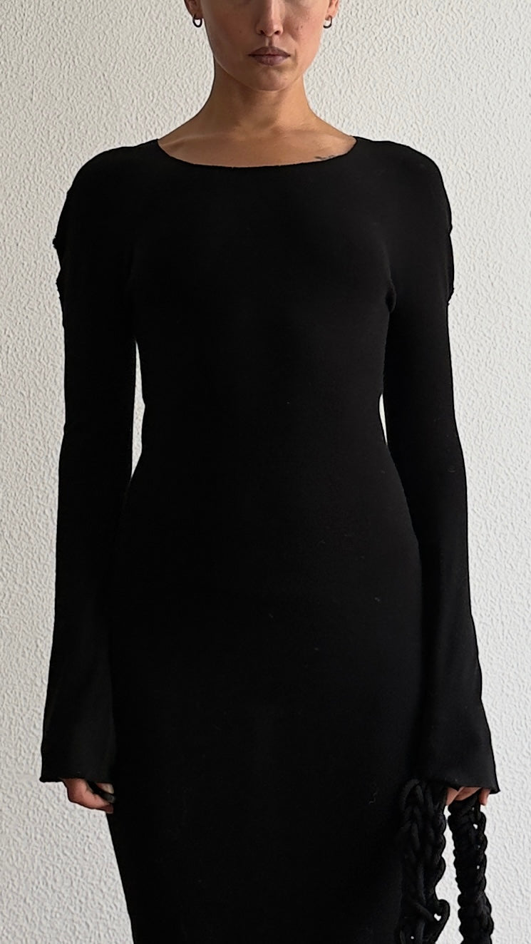 RARE 1999 ISSEY MIYAKE APOC FITTED MAXI DRESS / UK 6-10