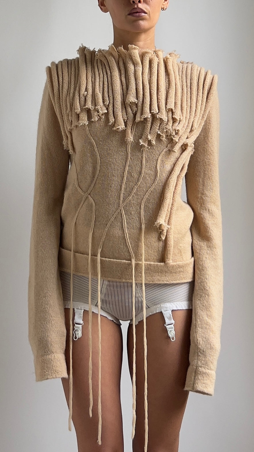 RARE 90S PLEIN SUD SCULPTURAL JUMPER / UK 6-10