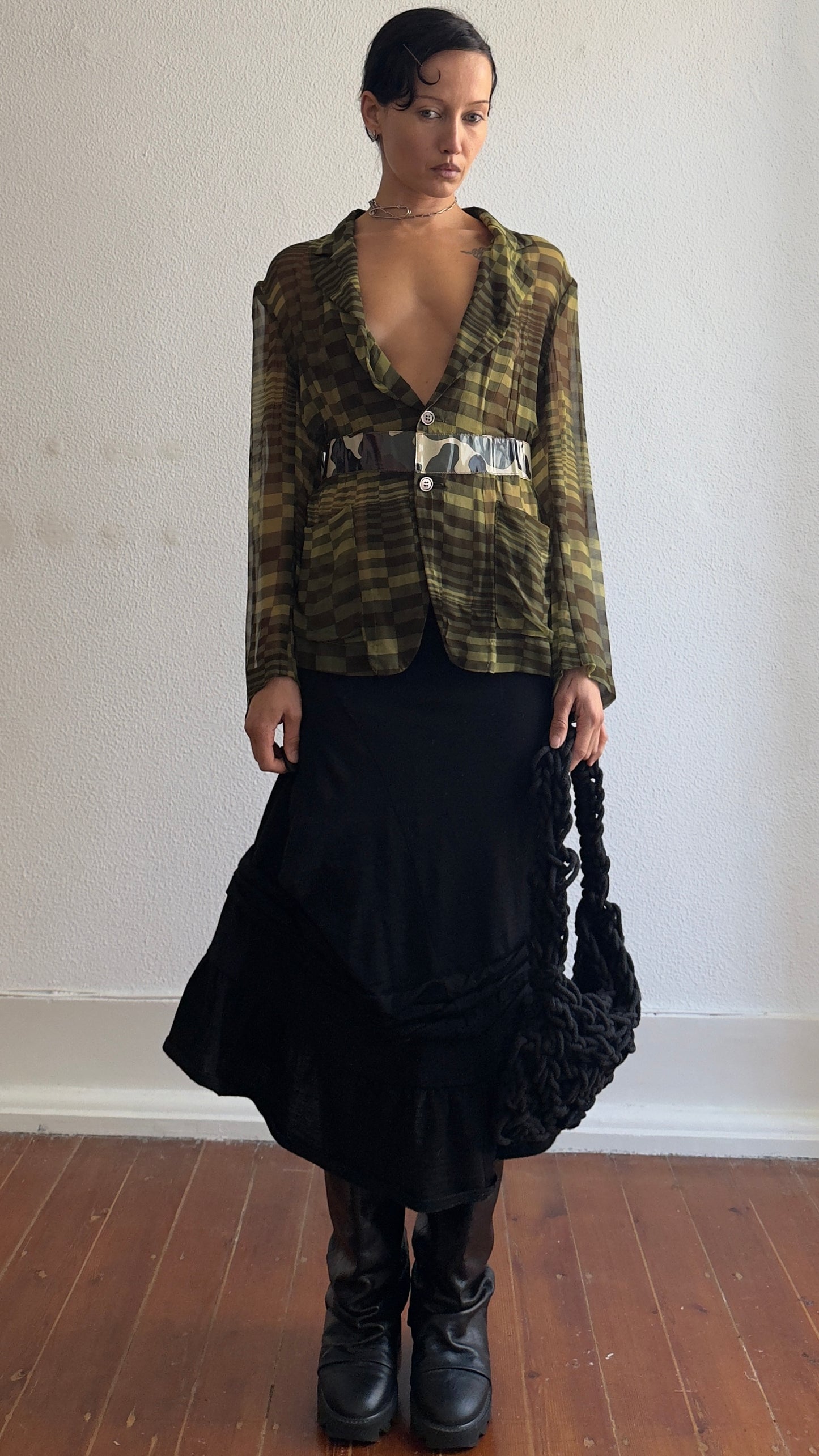 2001 COMME DES GARÇONS RUNWAY JACKET / UK 8