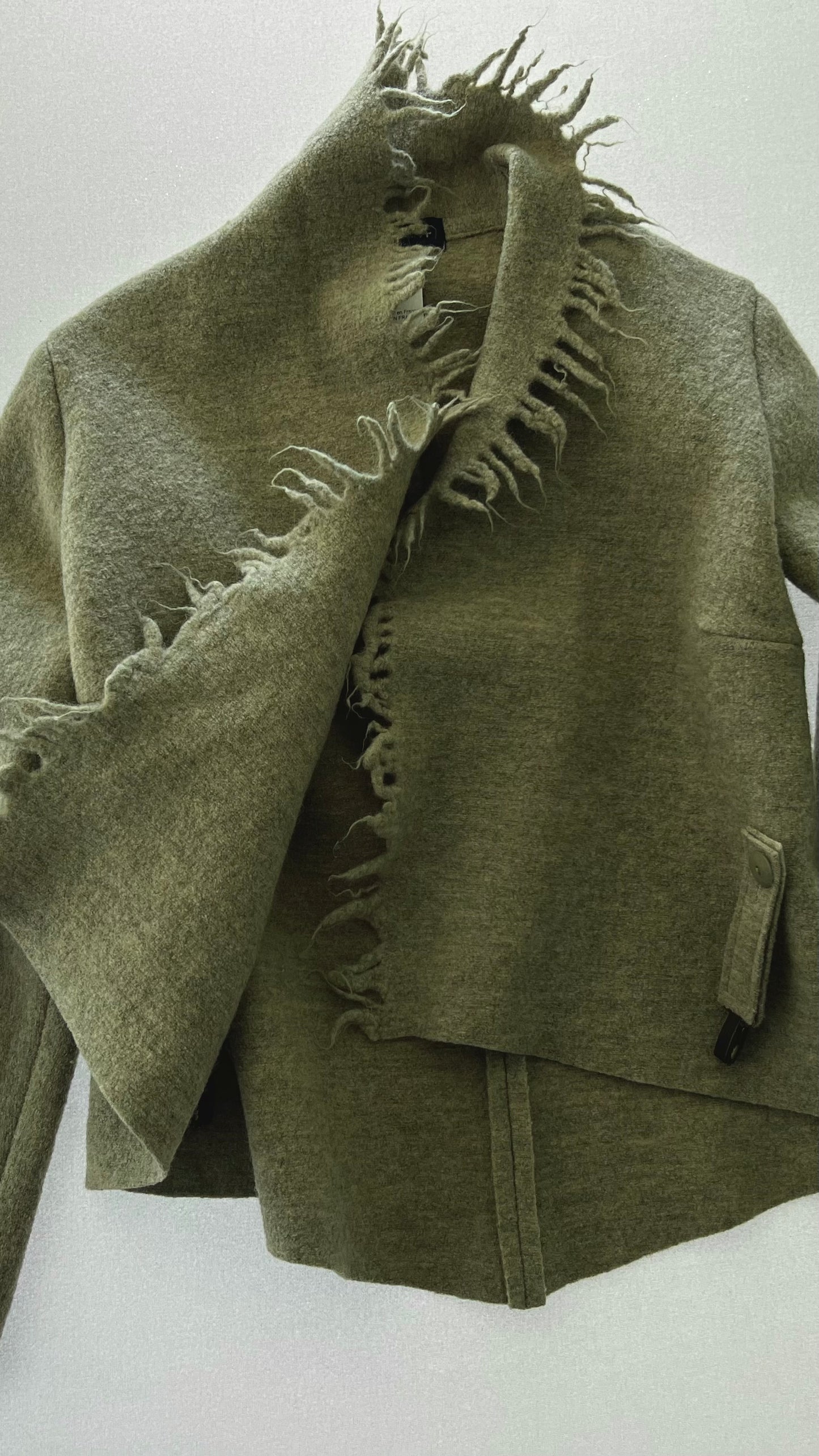RARE 90S YAO SOUKA BOILED WOOL JACKET / M / UK 6-10