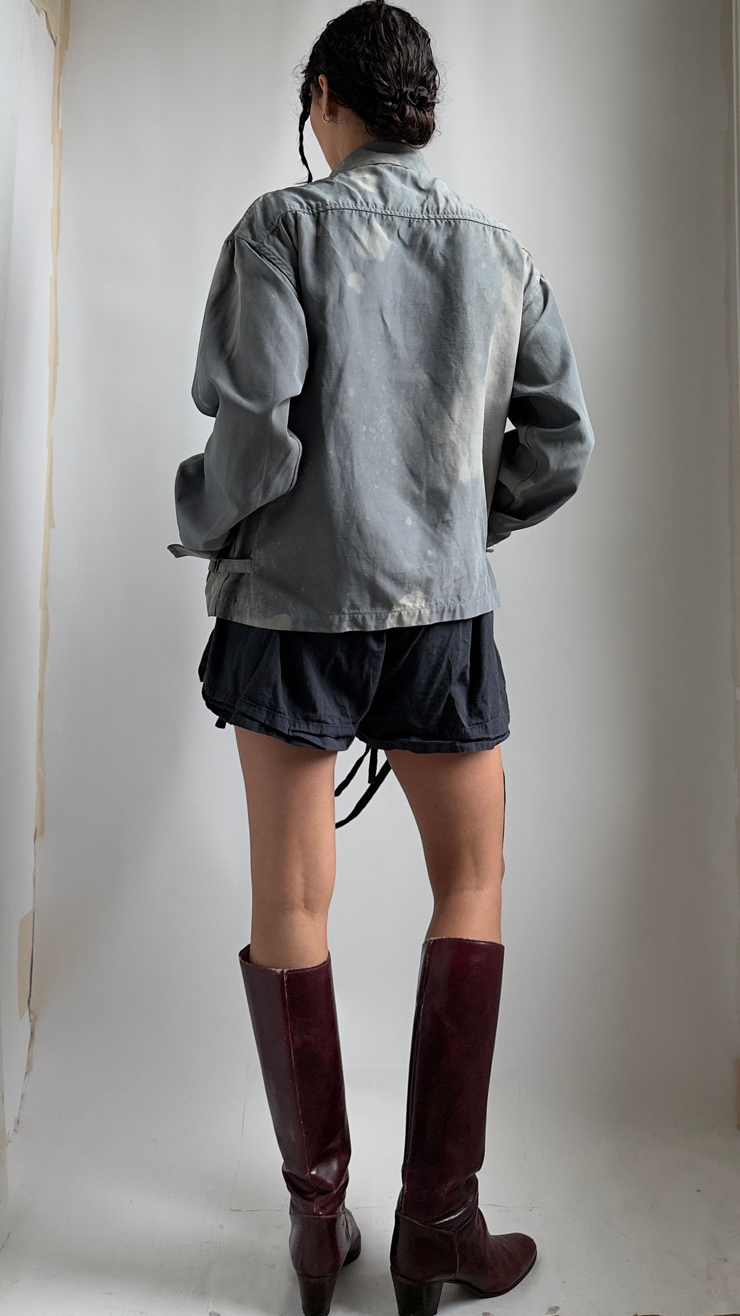 ULTRA RARE 40S BANTAMAC GABERDINE JACKET / UK 6-14