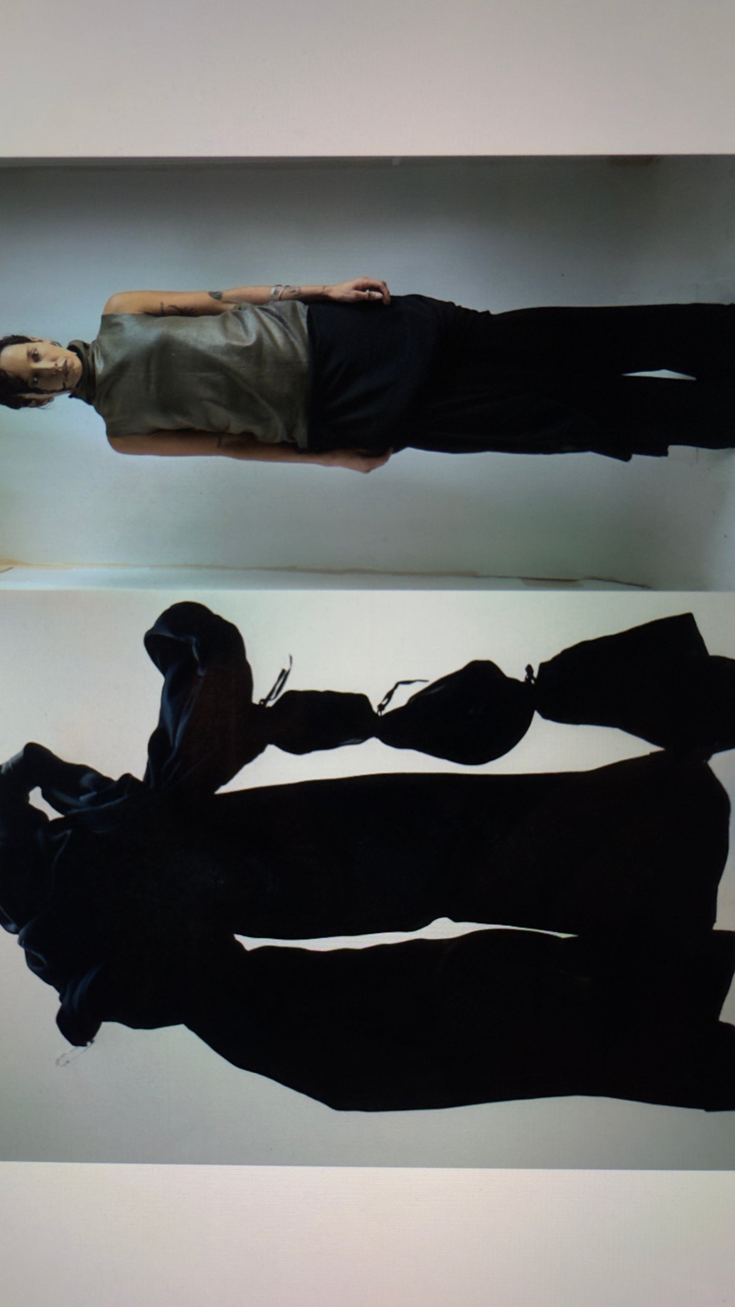 RARE EARLY 2000S YOHJI YAMAMOTO WRAP TROUSERS / UK 8-14