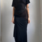 RARE 90S GOLD LABEL VIVIENNE WESTWOOD SCULPTURAL MULTIWAY MIDI DRESS / UK 6-12