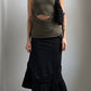EARLY 2000S PLEIN SUD GATHERED VEST / UK 8