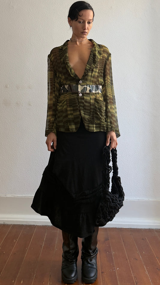 2001 COMME DES GARÇONS RUNWAY JACKET / UK 8