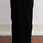 90S KAAT TILLEY SLINKY PLEATED KNIT MAXI SKIRT / UK 8-10