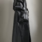 ULTRA RARE 70S OVERSIZED PVC TRENCH COAT / UK 12-16