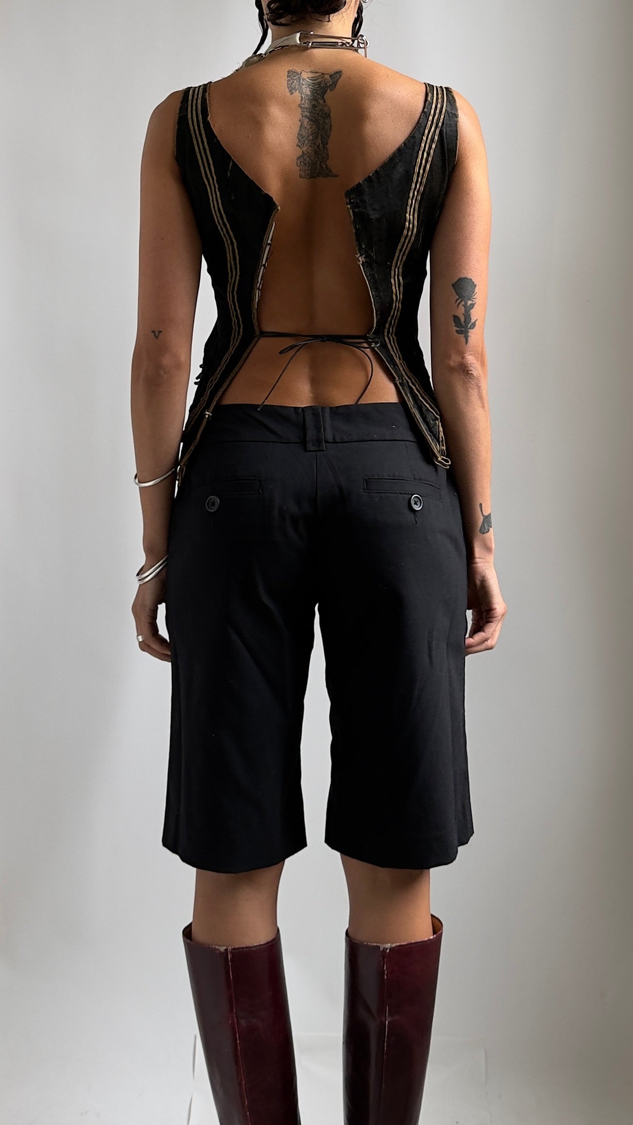 ULTRA RARE GEORGIAN CORSET / UK 6