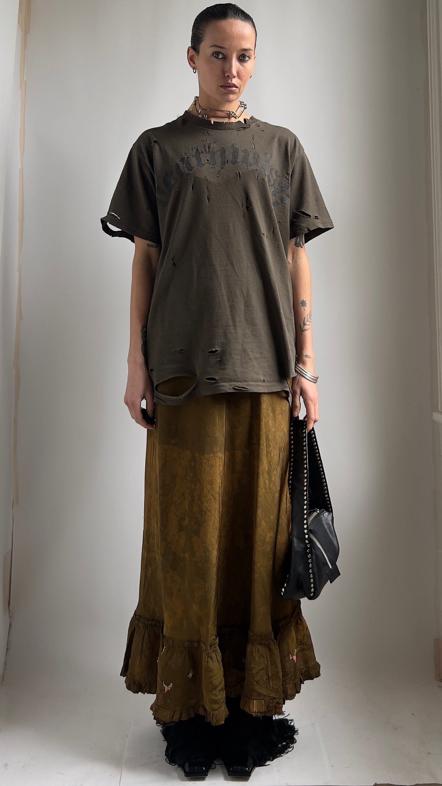 RARE 30S SUN BLEACHED SKIRT / UK 6