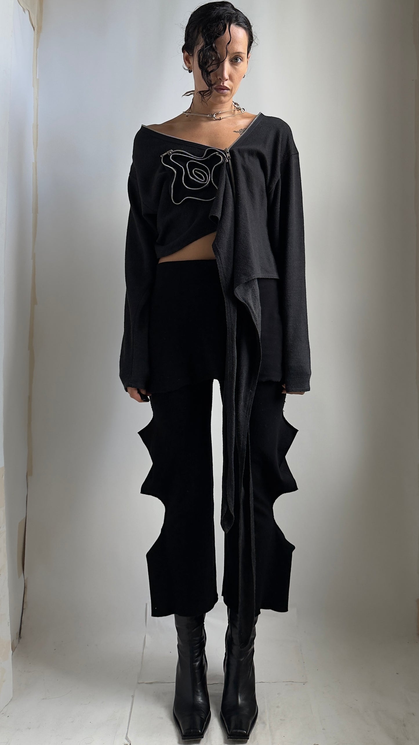 ULTRA RARE EARLY 2000S ISSEY MIYAKE APOC SKIRT TROUSERS / UK 8-12