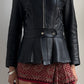 EARLY 2000S MARITHE FRANÇOIS GIRBAUD TAPESTRY PLEATED MINI SKIRT / UK 6-8