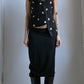 90S D&G SILK POLKA DOT BODICE TOP / UK 6-8