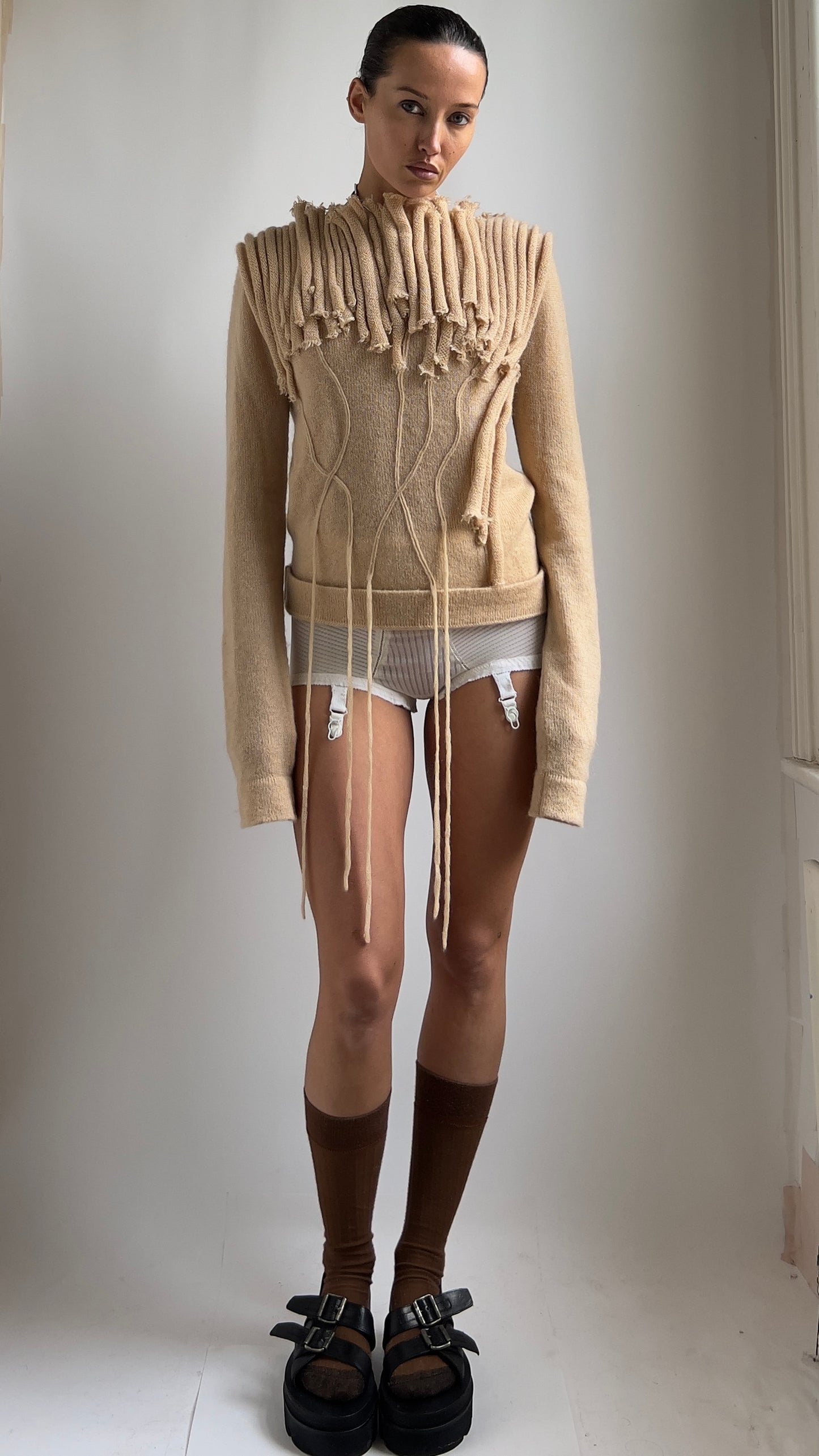 RARE 90S PLEIN SUD SCULPTURAL JUMPER / UK 6-10
