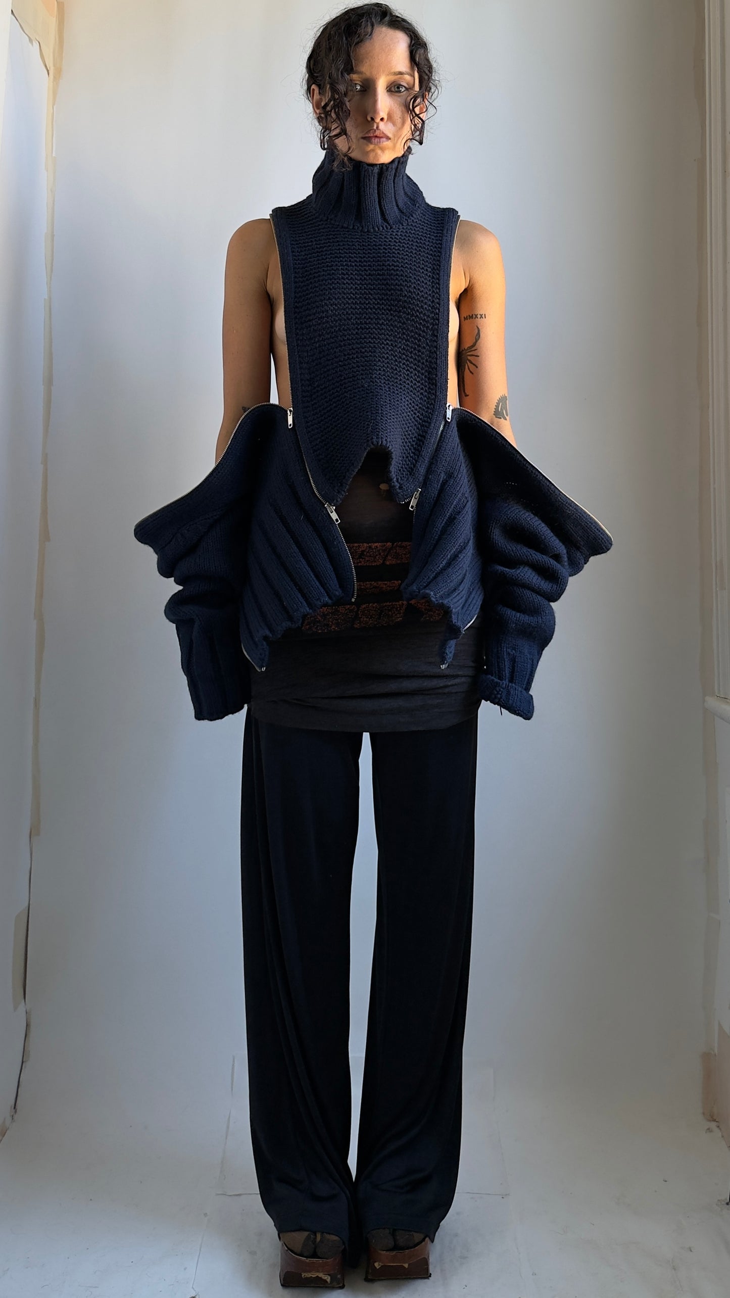 ULTRA RARE LATE 90S W&LT WALTER VAN BEIRENDONCK ZIP JUMPER / UK 8-12