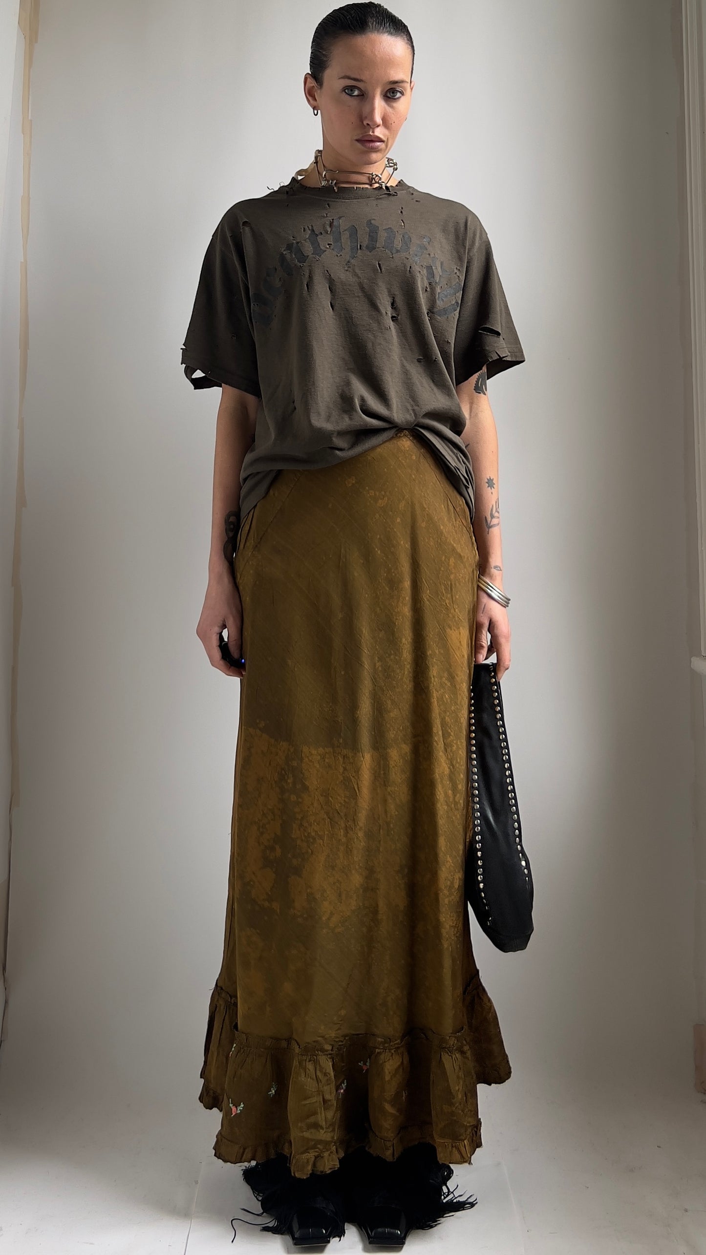 RARE 30S SUN BLEACHED SKIRT / UK 6