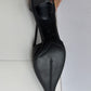 RARE EARLY 2000S PRADA SLINGBACKS WITH ELONGATED POINTED TOE / 36 / 3.5