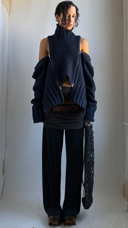 ULTRA RARE LATE 90S W&LT WALTER VAN BEIRENDONCK ZIP JUMPER / UK 8-12