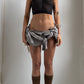 90S CALVIN KLEIN LOW BACK MINIMAL SHEER BRALET / UK 6