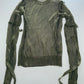 RARE AD 06 JUNYA WATANABE GOLD PUNK TOP WITH ADJUSTABLE SLEEVES / UK 8-14