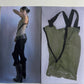 RARE EARLY 2000S D&G CORSET MESH TOP / UK 4