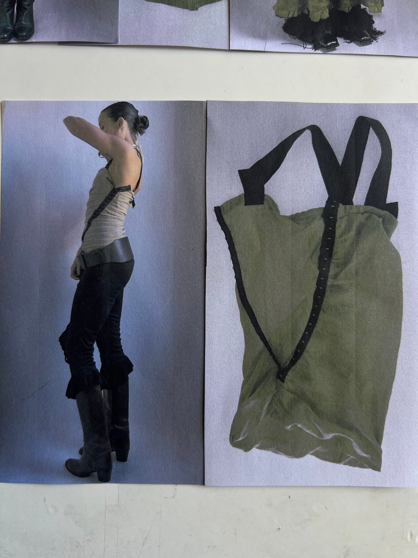 RARE EARLY 2000S D&G CORSET MESH TOP / UK 4