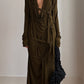 RARE LATE 90S JEAN PAUL GAULTIER OPEN FRONT BONDAGE DRESS / UK 6-10