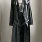 ULTRA RARE 70S OVERSIZED PVC TRENCH COAT / UK 12-16
