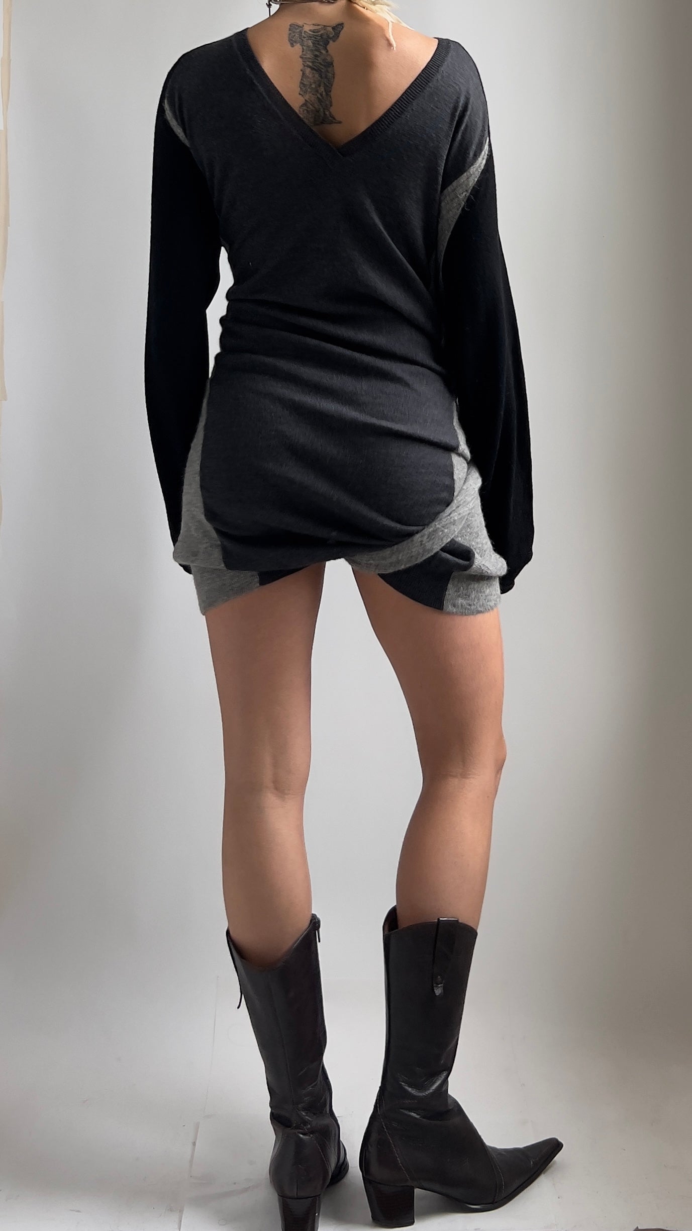 RARE 90S JEAN PAUL GAULTIER DECONSTRUCTED JUMPER / UK 6-12