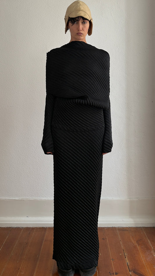 RARE 80S ISSEY MIYAKE MULTI-WAY LAYERED DRESS / UK 6-12