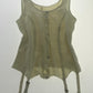 RARE 40S THERMAL VEST WITH SUSPENDERS / UK 8-12