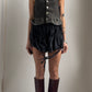 RARE 60S STRIPED WOOL WAISTCOAT / UK 6-8