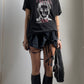 RARE 80S PAPER THIN THRASHED GRAPHIC T-SHIRT / UK 6-14 / MENS MEDIUM