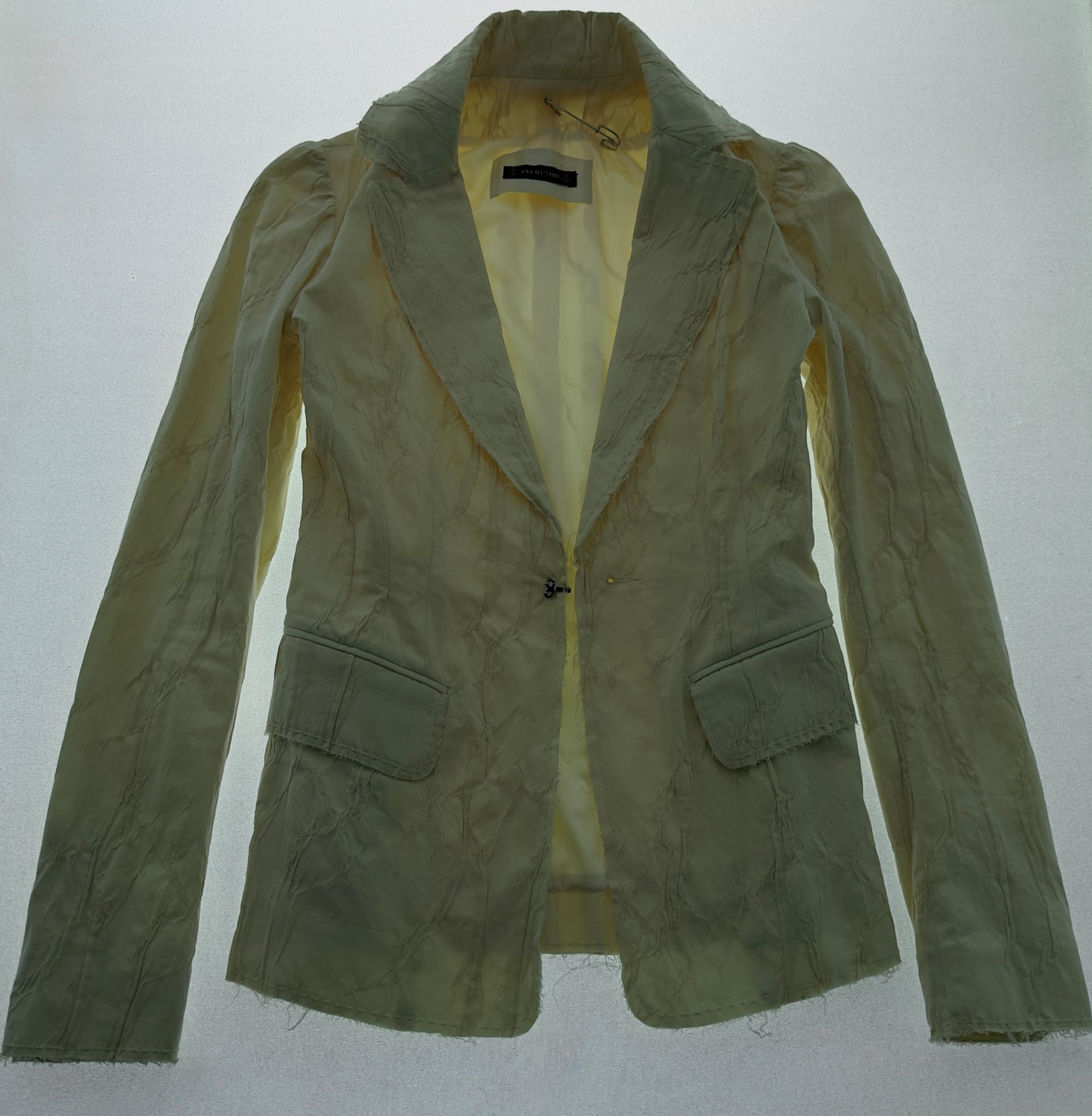 RARE 90S PLEIN SUD FAYCAL AMOR DISTRESSED BLAZER / UK 6