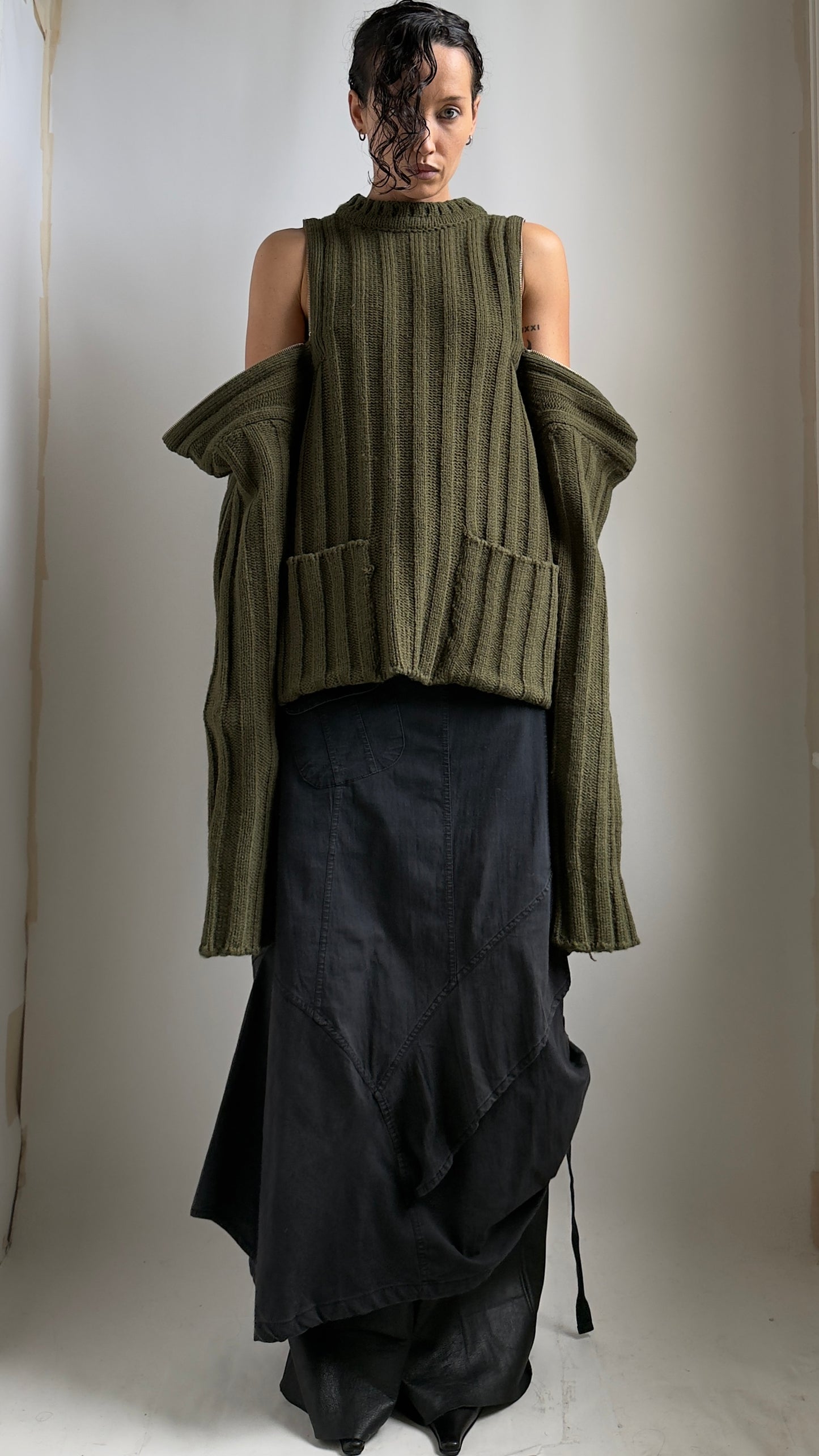 RARE LATE 90S W&LT WALTER VAN BEIRENDONCK ZIP JUMPER / UK 6-12