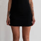 RARE 90S PLEIN SUD MINI DRESS WITH AVANT GARDE NECKLINE  / UK 8