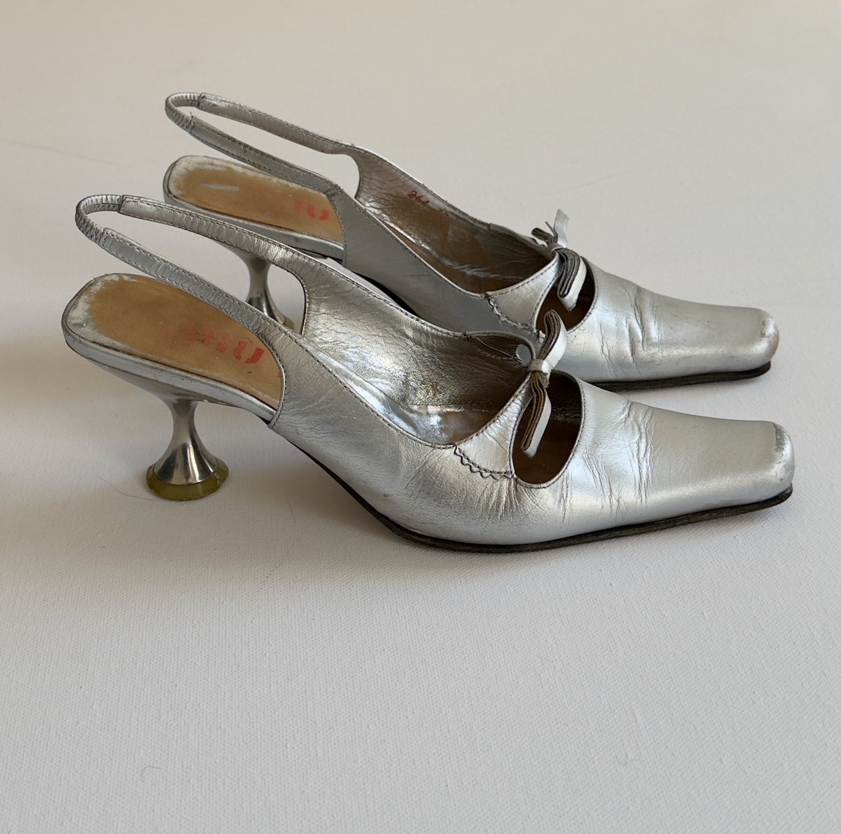 RARE SS 2000 PRADA SLINGBACKS / 37 / 4 UK