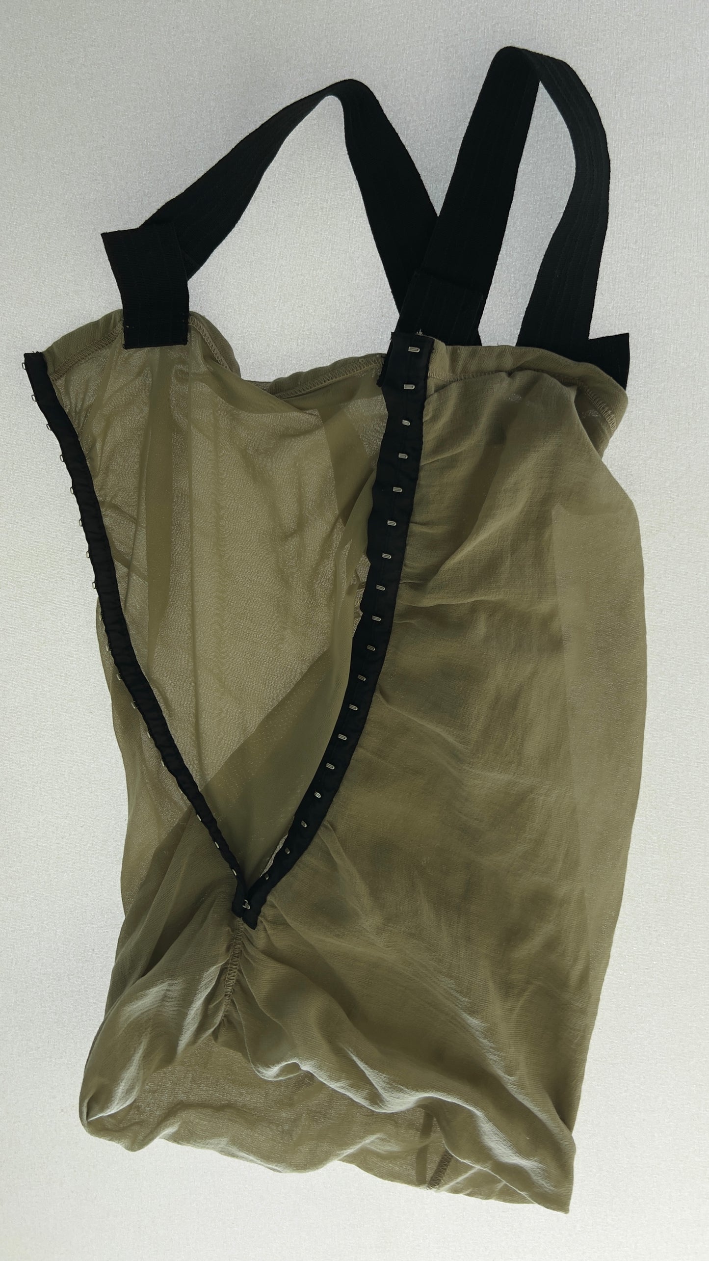 RARE EARLY 2000S D&G CORSET MESH TOP / UK 4