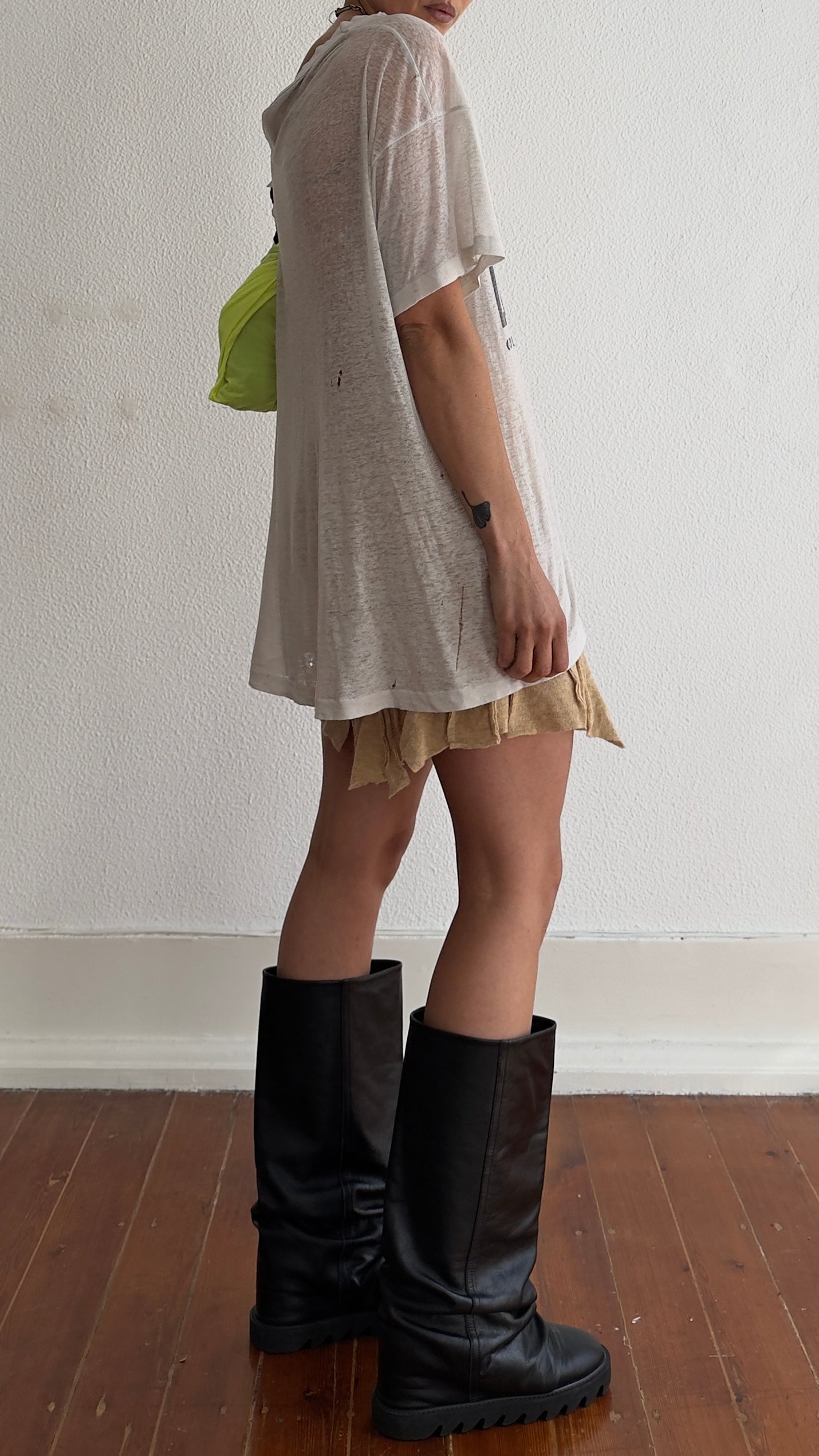 RARE 90S PLEIN SUD SCULPTURAL DECONSTRUCTED SKIRT / UK 6-10
