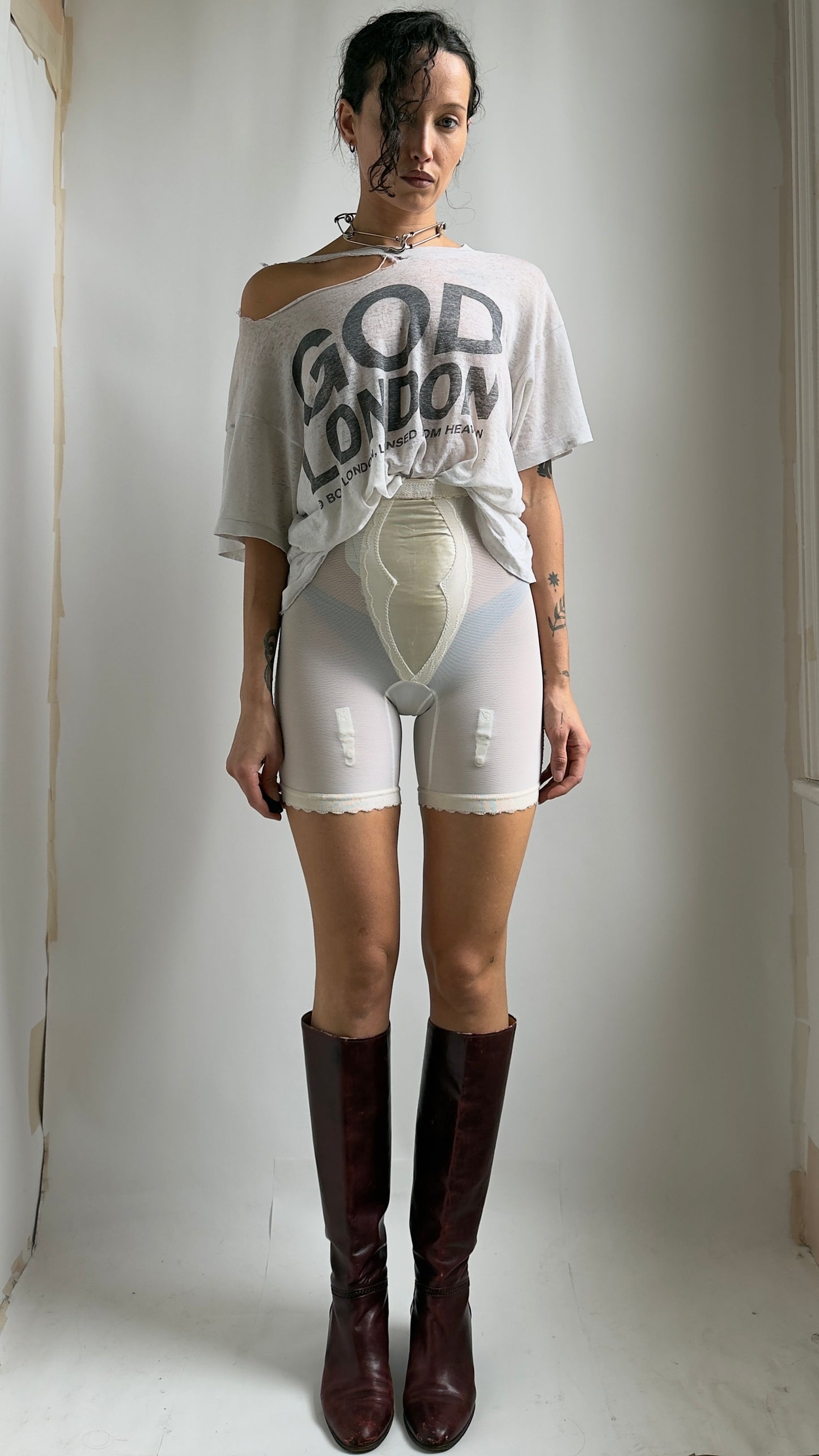 60S PANTY GIRDLE SHORTS / UK 6