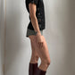 ULTRA RARE 70S BONDAGE TOP / UK 8-10