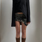 RARE EARLY 2000S COMME DES GARÇONS DECONSTRUCTED PINSTRIPE SUIT TOP / UK 10
