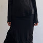 RARE AW 2003 JEAN PAUL GAULTIER SATIN BONDAGE SHIRT / UK 6-10