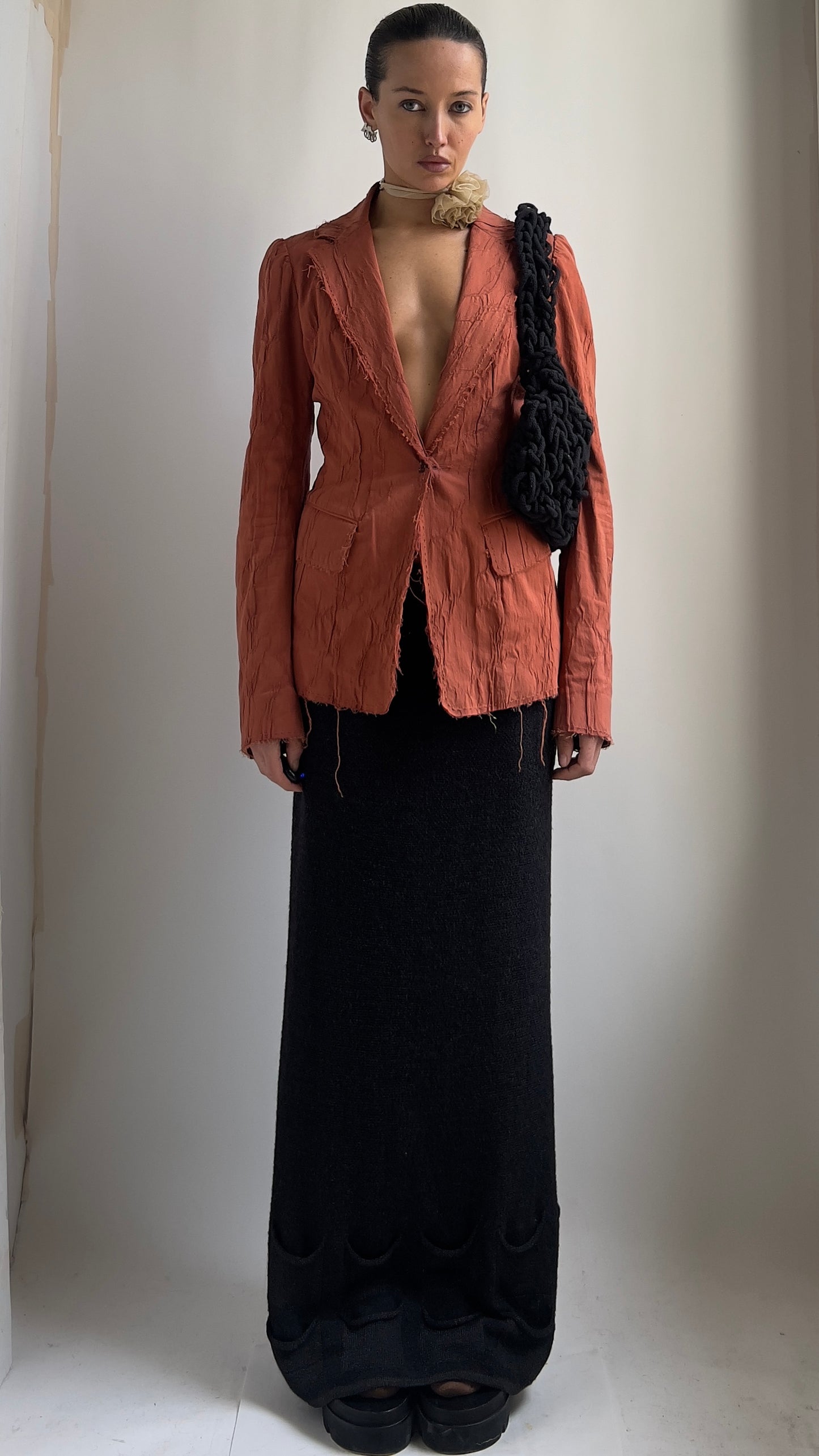 RARE 90S PLEIN SUD FAYCAL AMOR DECONSTRUCTED BLAZER / UK 6