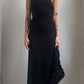 RARE 90S ALBERTA FERRETTI ASYMMETRICAL DRESS / UK 8