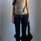 RARE EARLY 2000S D&G CORSET MESH TOP / UK 4