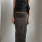90S TEXTURAL MOCK NECK VEST TOP / UK 6-8