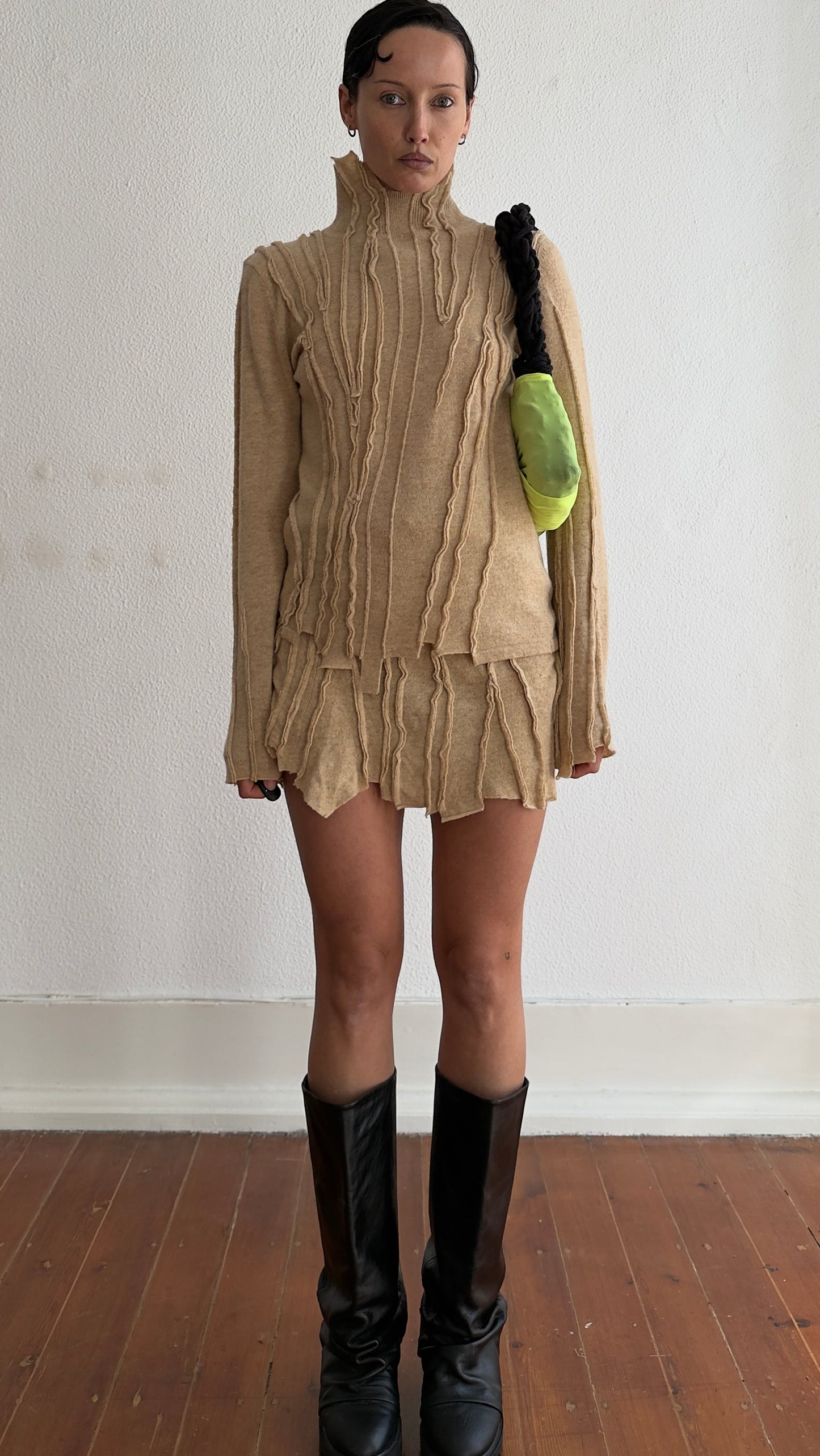 RARE 90S PLEIN SUD SCULPTURAL DECONSTRUCTED SKIRT / UK 6-10
