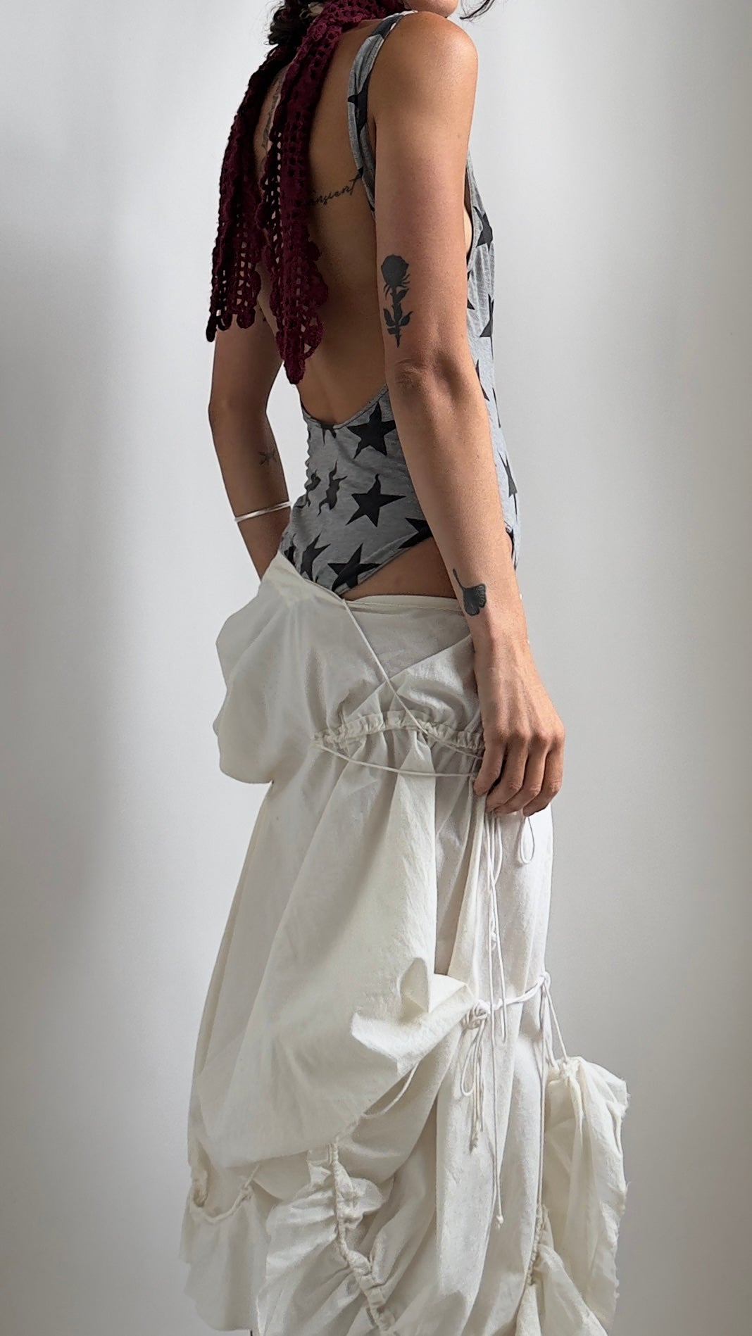 RARE EARLY 2000S MULTIWAY POPLIN SKIRT / UK 6-10