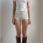 60S SUSPENDER STRETCH SHORTS / UK 6