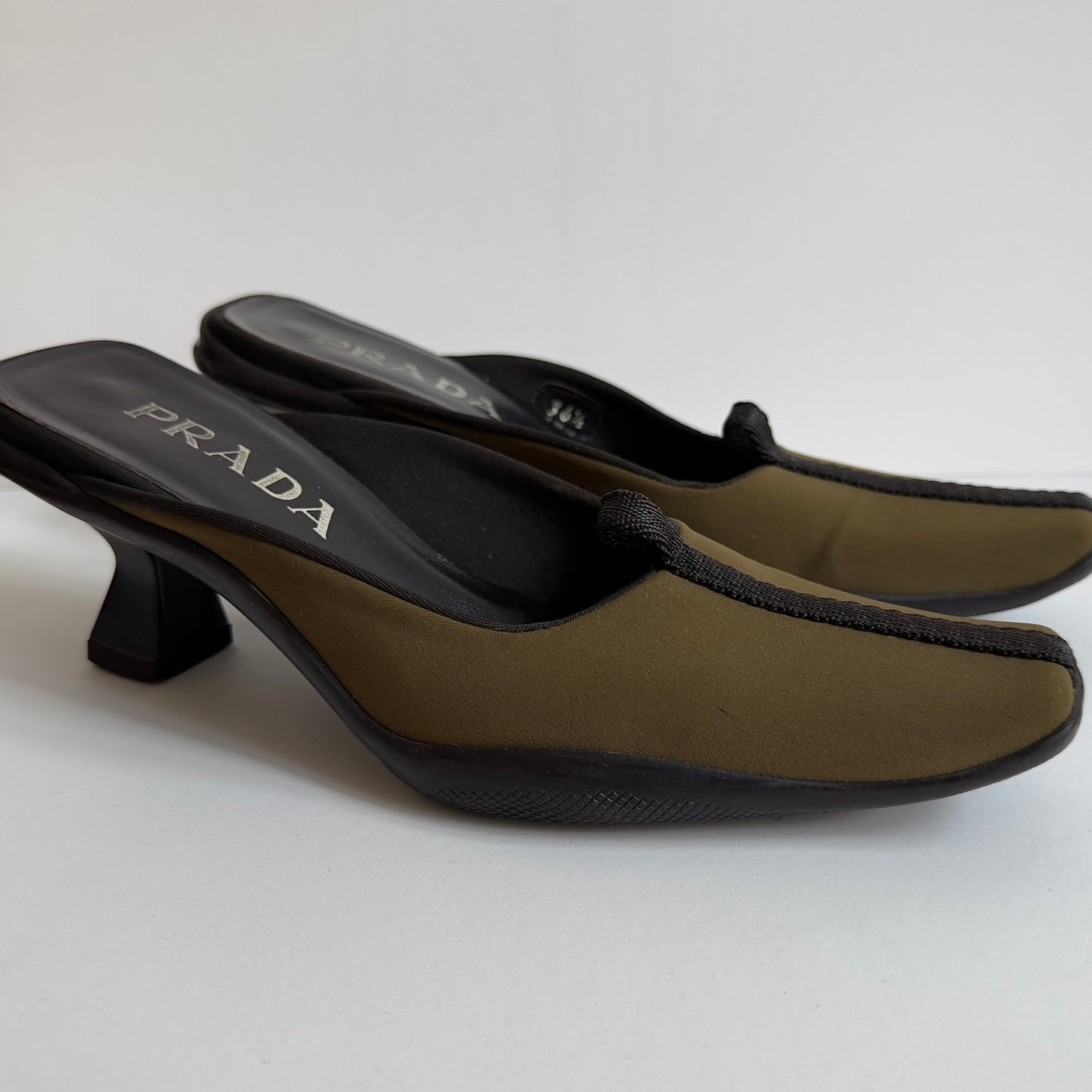 RARE FW 1999 PRADA MULES / 36.5 / 3.5 UK
